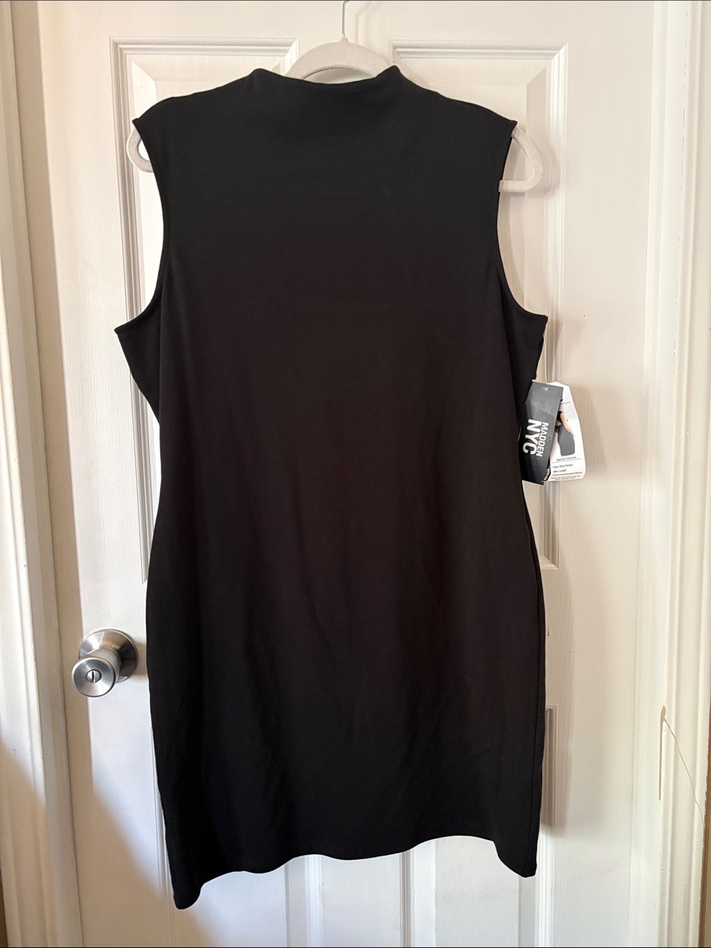 NYC Black Sleeveless Mini  Dress